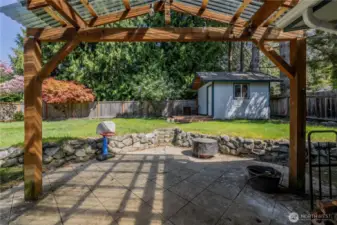 Off the covered patio is your spacious back yard.  Can you feel the warmth, peace and calm of this home?