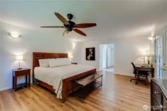 Relax in your huge master bedroom!