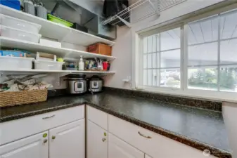 More storage space in the laundry room / utility room.