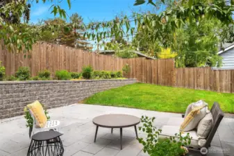 Backyard is such a fabulous space for play & lounging!