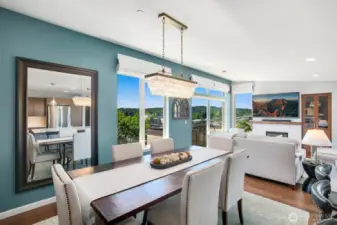 Formal dining area
