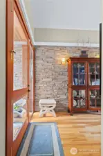 Main level entryway