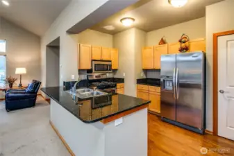 The community center also has a full kitchen for those large dinners!