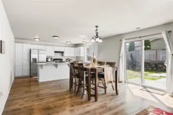 Easy access to the patio for grilling!
