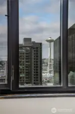 Fastastic view of Space Needle from 2nd bdrm/office