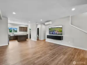 Spacious second floor living area
