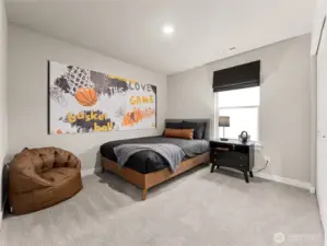 One of the 2nd level bedroom. Photo is representational. Actual home is under construction and finishes and paint colors may vary. See site agent for details....