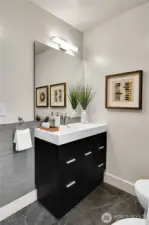 Main floor bath. There are four updated bathrooms and generous bedrooms ensure comfort for everyone.