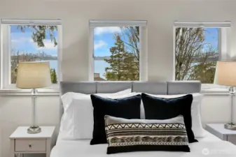 Views of the Bellevue skyline and cascades