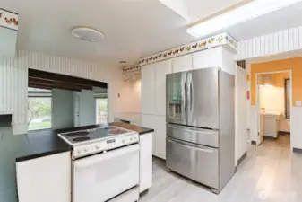 Area view including Kitchen, Full Bath