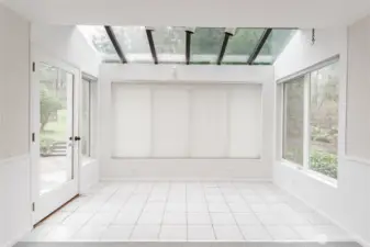 Family Room Sunroom Exterior Back patio