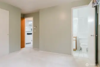 Primary Bedroom with 3/4 Bathroom