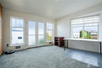 Upstairs bedroom, office or craftroom.