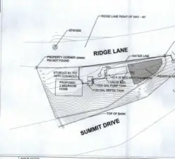 Previously approved site plan sketch