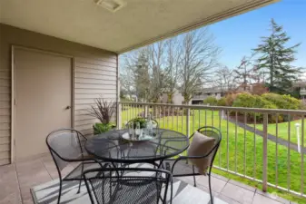 Large deck with territorial views