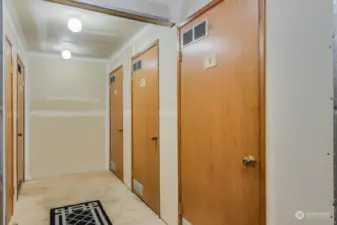 Another full storage room right off common garage entry right by elevator leading to your condo door