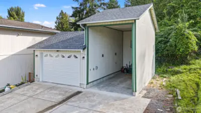 Finished Garage & RV port