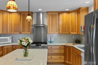 Stunning kitchen is gorgeous from every angle