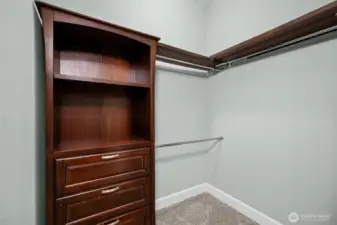 Primary closet