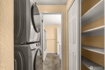 Upgraded Washer & Dryer; Conveniently located upstairs