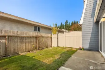 Fully Fenced Yard