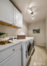 Laundry room main floor.  *Photo is from when the condo was staged.