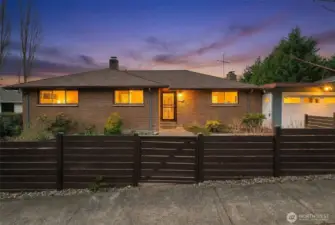 Midcentury modern on an 8100 sq ft lot.