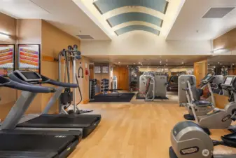 Staying fit is just an elevator ride away.