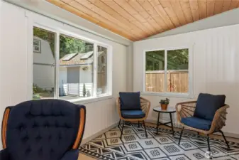 Sun room, possible community gather room