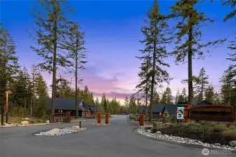 The Upland's gated community.