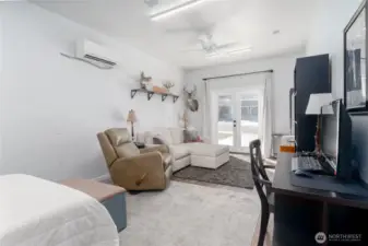 Bonus Room off of garage.