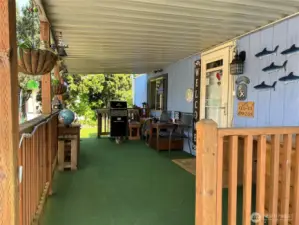 Another view of the covered deck.