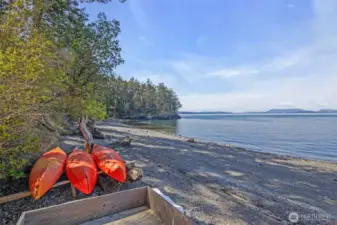 Looking west to Vancouver Island.
