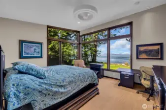 One of two guest bedrooms.