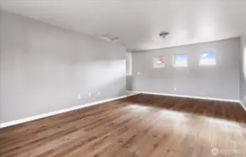 A large bonus room offers endless possibilities