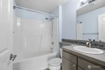 Hall full bathroom.