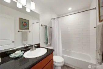 Second upper level bathroom.