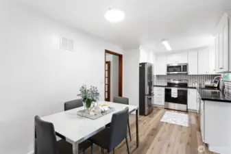 Dining Area opens to Kitchen