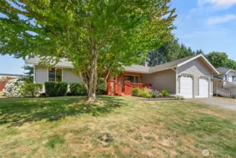 Freshly painted exterior with inviting curb appeal.
