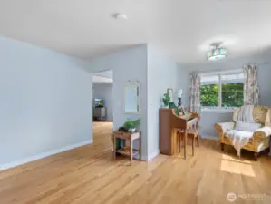 From here you can see how open and spacious the floor plan is.