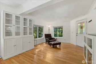 Entryway and Living room area