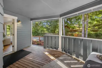 Sleeping porch/back entrance