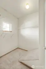 This bedroom closet is massive!!