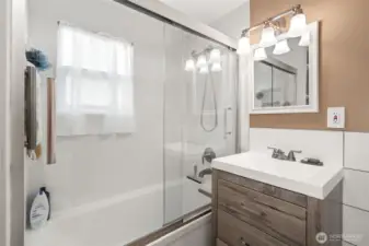 New updated bathroom.