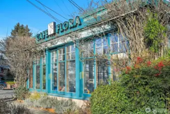 Seattle favorite Cafe Flora is only a few blocks away.