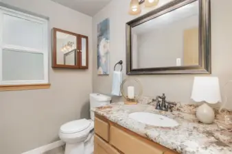 Main floor powder room.