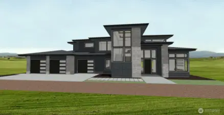 Front Rendering of house