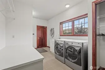 Utility Room with garage access