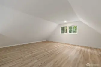 Bonus room above garage