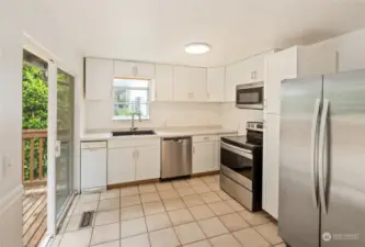 Updated Kitchen with Stainless Appliances
